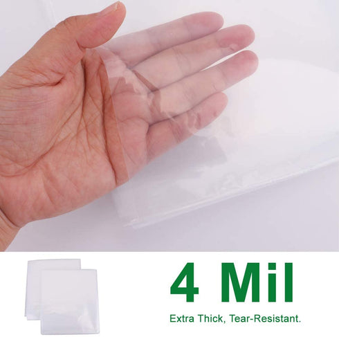 Lauliven 2-Pack Mattress Bag for Moving - Twin/Twin XL Size Mattress Storage Bag - 4 Mil Extra Thick Heavy Duty Mattress Protection Cover - 54 x 96 Inch