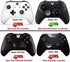 eXtremeRate Black Silver Carbon Fiber Faceplate Cover, Soft Touch Front Housing Shell Case Replacement Kit for Xbox One Elite Series 2, Xbox Elite 2 Core Controller Model 1797 - Accent Rings Included