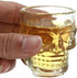 King International 1.5 Oz Shot Glass , Skull Face Heavy Base Shot Glass Set, Whiskey Shot Glass 6-Pack Perfect for Wine Tasting, Tequila, Shooter, Cocktail Pourer, Jigger-clear glass shot glasses-60ml