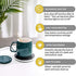 Coffee Mug Warmer Candle Warmer Plate - Mug Warmer for Desk - 2-Setting Coffee Cup Warmer for Coffee, Tea - Safe, Easy-to-Use Coffee Warmer for Desk