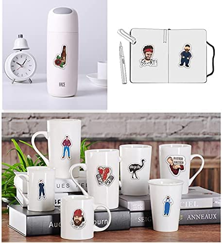 Cool Teen Stickers for Laptop, Skateboard, Unique Vinyl Decal for Water Bottle, Computer, Phone, Travel case, Bike 50pcs Pack (Letterkenny)