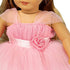 HWD Girls Doll Clothes and Accessories , Princess Costume , Wedding Dress , Party Gown Dress for 18 inch Dolls (Pink)