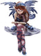 4 Inch Purple Fairy Sitting and Reading a Book Statue Figurine, Blue