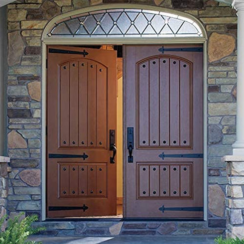24 PCS Magnetic Garage Door Clavos- Decorative Hardware for House and Door Entry- Magnet Mount, 1 Inch, Black