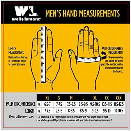 Wells Lamont mens Work Gloves, Tan, Large Pack of 1 US