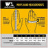 Wells Lamont 3 Pair Pack Men's Nitrile Coated Grip Work Gloves, Medium (546MF) , Black