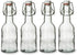 Nakpunar 4 pcs Swing Top Glass Bottles, 8.5 Ounce - Set of 4