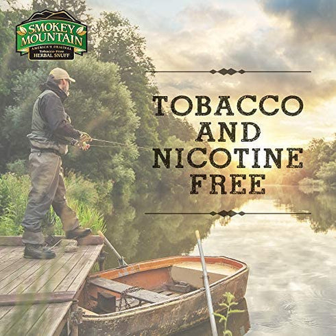 Smokey Mountain Original Pouches - Wintergreen - Tobacco Free and Nicotine Free - 1 Can - 20 Per Can