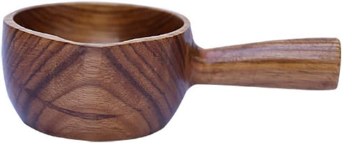 BESTONZON Wooden Water Ladle Water Dipper Bath Ladle for Water Sauna Garden Tea Ceremony Japanese Style
