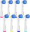8 Pack Sensitive Gum Care Replacement Brush Heads Compatible with Oral b Braun Electric Toothbrush. Soft Bristle for Superior and Gentle Clean
