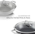 TECHEF - Tempered Glass Lid with Stainless Steel Handle (12-Inch)