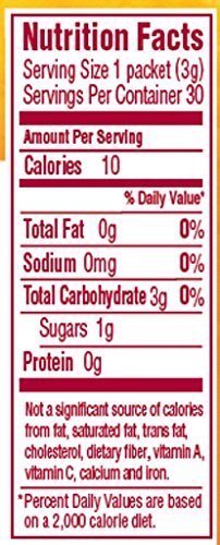 TRUE LEMON Raspberry Lemonade Drink Mix (30 Packets) Made from Real Lemon No Preservatives, No Artificial Sweeteners, Gluten Free Water Flavor Packets & Water Enhancer with Stevia, 3.17 Oz(Pack of 30)