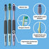 Reach Advanced Design Toothbrush, Soft Bristles, 7 Count (Pack of 1)
