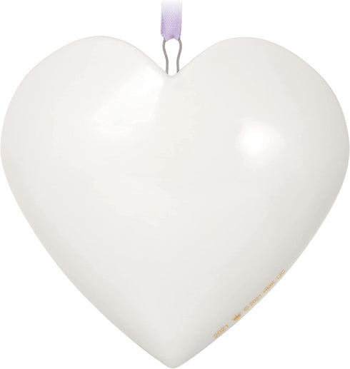 Hallmark Keepsake Christmas Ornament 2021, Love You, Mom Hearts, Porcelain