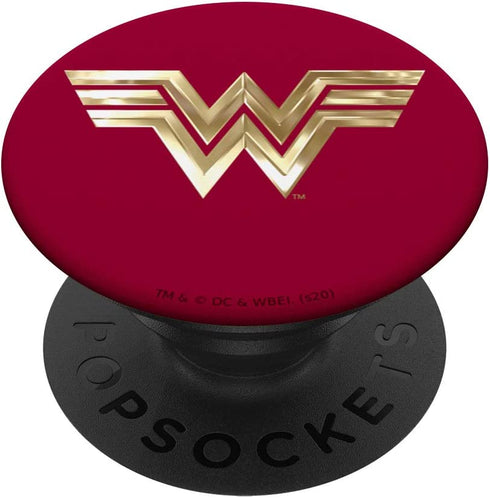 Wonder Woman 1984 Golden Logo PopSockets Swappable PopGrip