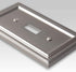 Amerelle Continental Triple Rocker Cast Metal Wallplate in Satin Nickel