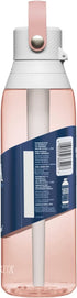 Brita Plastic Water Filter Bottle, 26 Ounce, Blush, 1 Count