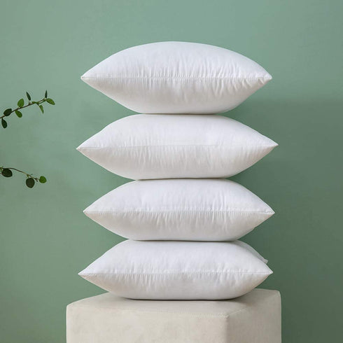 MIULEE Throw Pillow Insert Hypoallergenic Premium Pillow Stuffer Sham Square for Decorative Cushion Bed Couch Sofa 24x24 Inch