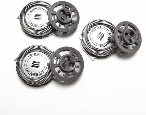 Razor Blade Shaver Replacement Head for Philips Norelco HQ8 Series 3000 2000 000 S738 PT720 PT724 PT730 AT810 AT830 HQ6090 3 Pieces Shaving Head Cutter