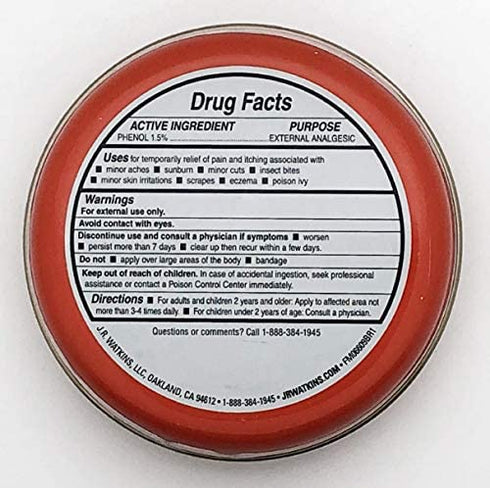 J.R. Watkins Petro Carbo First Aid Salve 4.38 oz