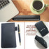 Mini Notepad Holder Set - 3x5 Pocket Memo Pads Book Cover for Business Professionals - Small Flip Jotter Notebook Case