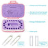 2 Pieces Baby Teeth Keepsake Box Tooth Holder Kids Teeth Keepsake Holder Teeth Container for Lost Teeth Cute Kids Deciduous Teeth Collection to Keep The Childhood Memory (Blue and Pink)