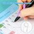 Magic Copy Practice Book Copybook Letters Set 4 Pack with Pens Refills English Cursive Calligraphy Reusable for Kids Kindergarten Preschool 1st 3rd Grade Toddlers Age 3 4 5 6 7 8 English