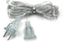 Lainin 5M/16 FT String Curtain Fairy Light Extension Cord 110V /US Plug Extender Wire Only for Christmas String Lights Wedding Decoration(Not Fit for High-Power Home Appliances)