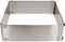 Utoolmart Stainless Steel Adjustable Square Cake Ring Mold,6 to 11 Inch Cake Mousse Mold for Baking 1Pcs,Gifts for Christmas