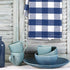 Urban Villa,Buffalo Check Plaid, Premium Quality, Dinner Napkins, 100% Cotton, Set of 12, Size 20X20 Inch, Blue/White Oversized Cloth Napkins with Mitered Corners, Ultra Soft, Durable Hotel Quality