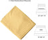 mixinni Modern Style Super Soft Gold Fitted Sheet Solid Color Bed Sheet 15" Deep Pocket Full/Queen Size-(Only 1 Gold Color Fitted Sheet)