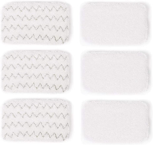 Bonus Life Steam Mop Pads 1252 for Bissell Symphony Steam Mop 1132 1132K 1132P 1132R 1132X 1530 1543 1543T 1632 1652, 6 Pack
