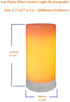 Led Flame Effect Lantern Light USB Rechargeable Flameless Candle 4 Modes Remoted Flickering Flame Effect Mood Light Flameless for Holdiday Halloween Christmas Party Bar Decor Birthday Gift (1 Pack)