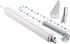 Ideal Security Pneumatic Lock for Screen Door with Chain, White (1.25-2 Inches)