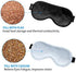 Heated Eye Mask Moist Heat Eye Compress(2-Packs) Microwave Heated Eye Mask with Flaxseed Cassia Seed for Dry Eyes,SPA Warm Eye Mask, Relief Eye Fatigue Hot Sleeping Mask(Black&Grey)