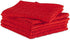 DII Basic Terry Collection Solid Windowpane Dishcloth Set, 12x12, Red, 6 Piece