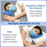 Ear Pillow Piercing Donut Side Pillow with A Hole-Ear Inflammation Pain Relief Ear Cushions for Sleeping