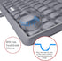 SiliQueen Silicone Drying Mat - 16 x 12 inches Toxic Free Dish Drying Mat for Kitchen, Countertop Mat, Dish Draining Mat, Sink Mat (Dark Grey)