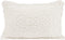 Beatrice Home Fashions Medallion Chenille, Standard Sham, Ivory