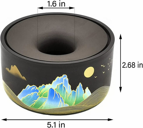 Ashtray for Weed, Cigar Ashtray HSimpleStyle Ash Tray Suitable for Cigarette and Cigar, Ashtray with Lid as a Vase Suitable for Home, Office, Patio, Indoor, Outdoor