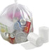 Idomy 8 Gallon Clear Kitchen Trash Bags, 100 Counts