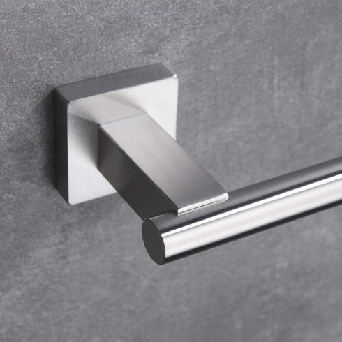Hoooh 12-Inch Bath Towel Bar Stainless Steel Hand Towel Rack Holdle for Bathroom Kitchen Wall Mount Brushed Finish, A101L30B-BN
