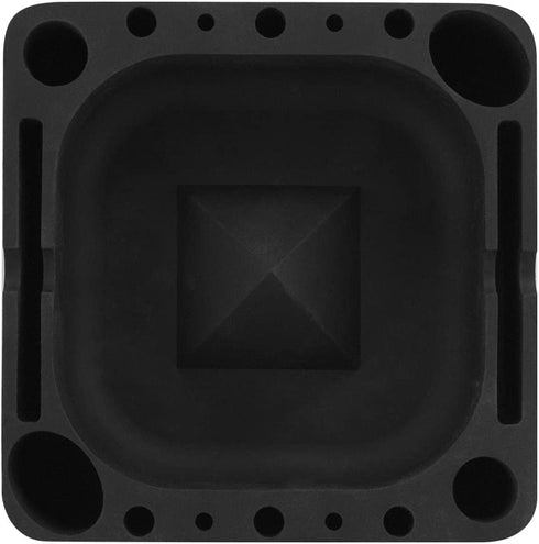 Pulsar Tap Tray Silicone Ashtray - Assorted Colors (Black)