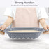 Silicone Bread Loaf Pan with Swirl Design, Chicrinum Food Grade Non-Stick Silicone Baking Mold for Homemade Bread, Cake, Metal Reinforced Frame Secure, BPA Free, Dishwasher Safe