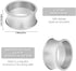 Set of 8 Metal Napkin Rings Beaded Napkin Rings Bead Side Serviette Buckles Round Delicate Solid Cloth Napkin Bands for Dinner Parties, Weddings Receptions, Family Gatherings (Silver)