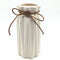 Anding White Ceramic Vase - Elegant Origami Art Design- Ideal Gift for Friends and Family, Wedding, Desktop Center Vase, A Perfect Home Decor Vase (LY096)