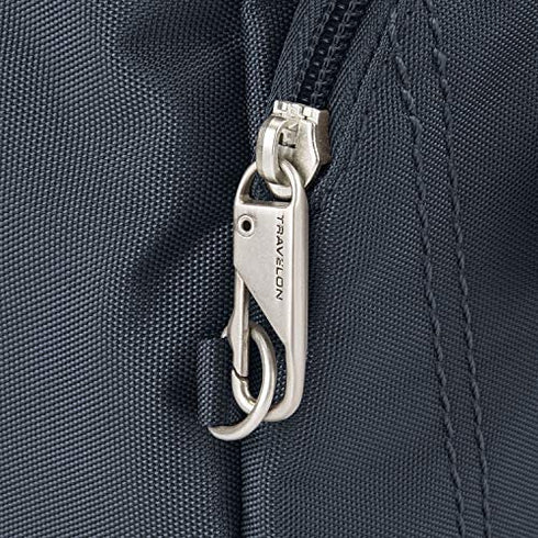 Travelon Anti-Theft Classic Essential Messenger Bag, Midnight, One Size