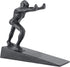 Earl Diamond Cast Iron Door Stopper | Heavy Decorative Rustic Door Stop - Stop Your Bedroom, Bath and Exeterior Doors 6.1x5.1" (Black Strong Man)