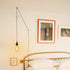 Plug in Hanging Light Kit, Industrial Pendant Lighting Fixture, E26 E27 Retro Hanging Lights with Plug in Cord, 14.76 FT Cord with On/Off Switch Hanging Lamp Fixture for Living Room Bedroom