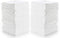 Simpli-Magic Cotton Washcloths White, 40 Pack, Size: 12x12